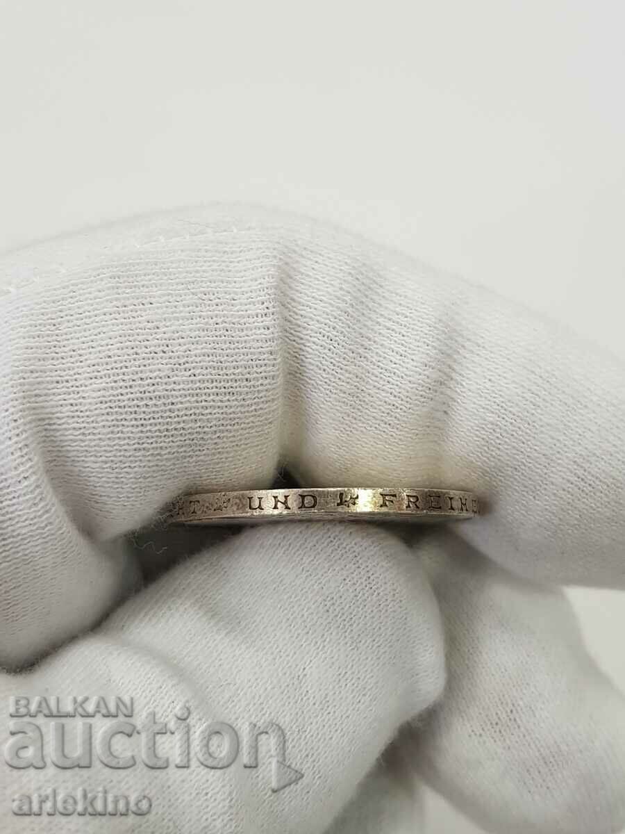 Very Rare German 5 Mark 1852-1952 D Jubilee Coin - 7 Very Rare German 5 Mark 1852-1952 D Jubilee Coin - 7