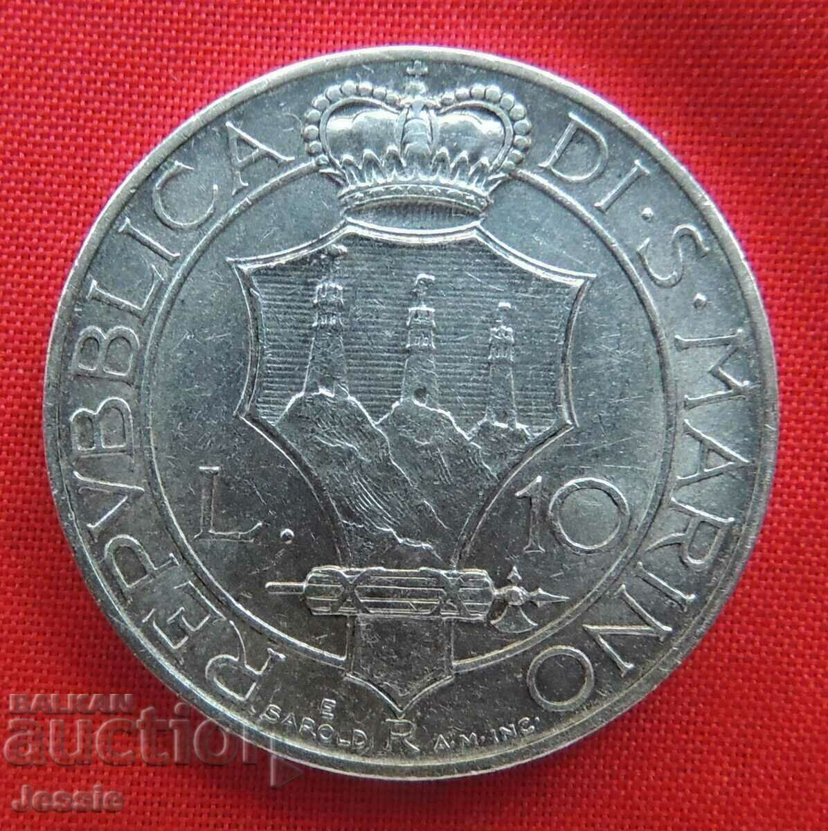 10 Lira 1932 San Marino