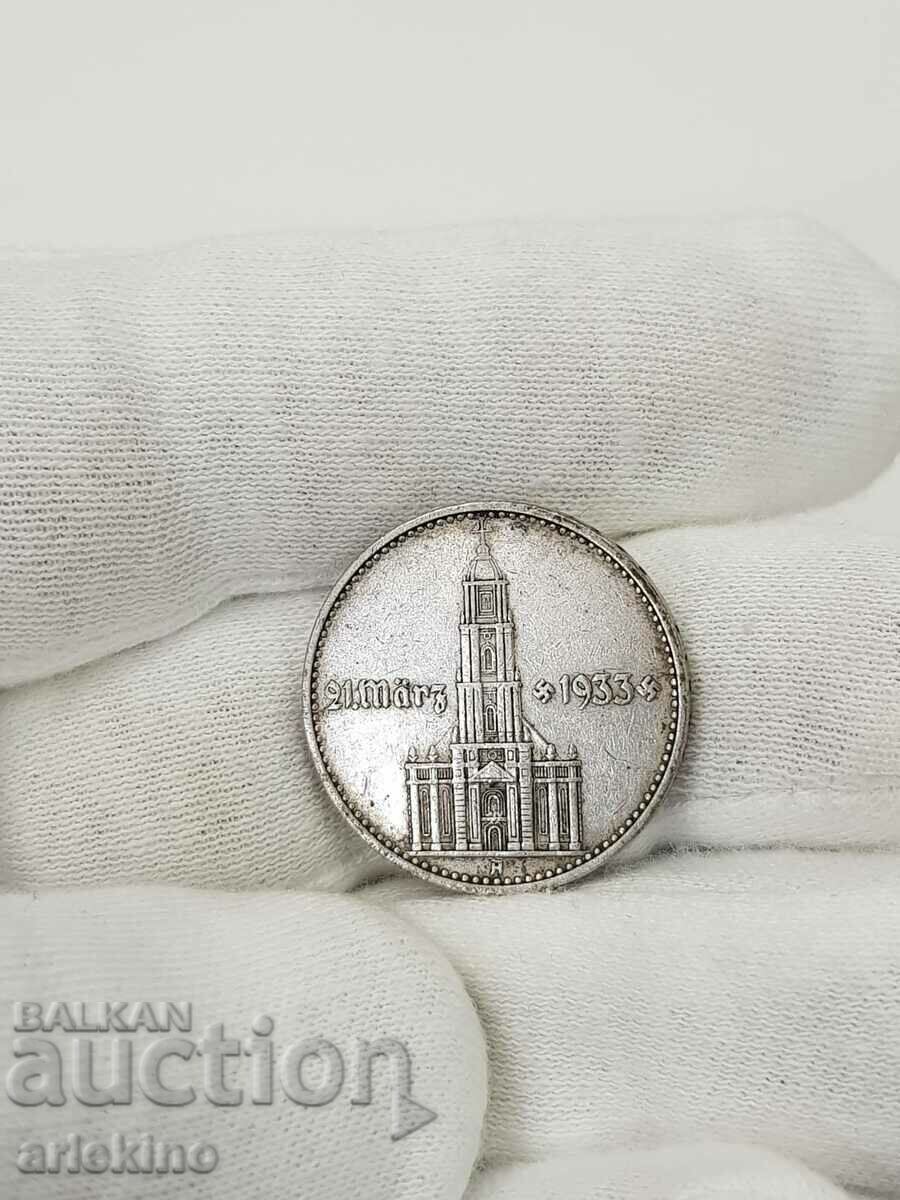 Rare German coin 2 marks 1934