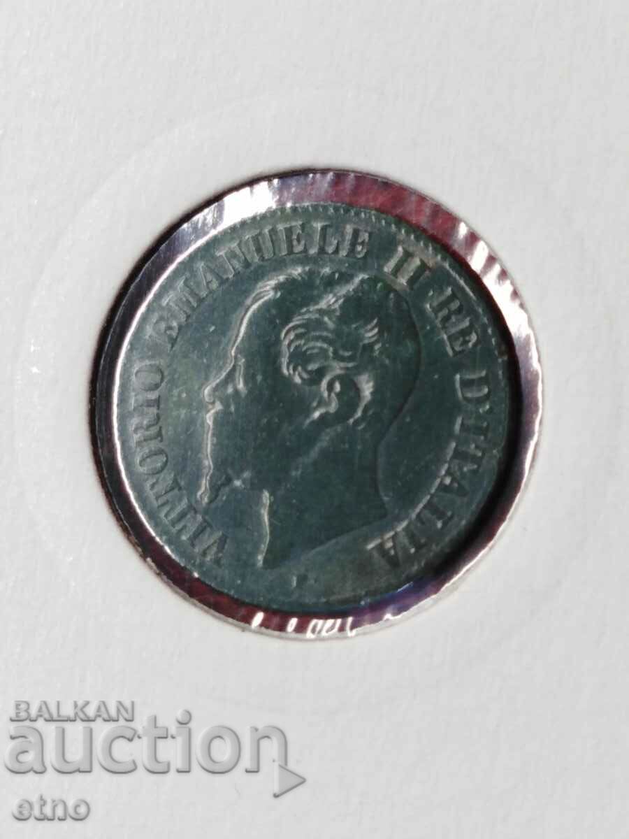 ITALY 2 CENTEZIMI, 1861 coin, coins with price 10.00 BGN | € 5.11 ITALY 2 CENTEZIMI, 1861 coin, coins with price 10.00 BGN | € 5.11