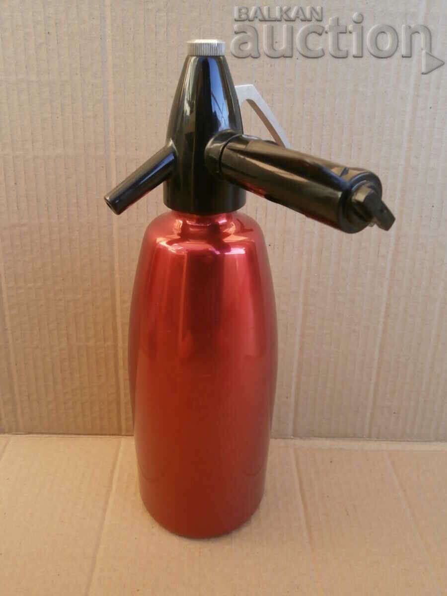 Delivery of retro vintage siphon for sparkling water Delivery of retro vintage siphon for sparkling water