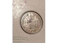 50 сентавос Испания сребърна 1904 г.