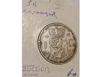 1 florin argint olandez 1954