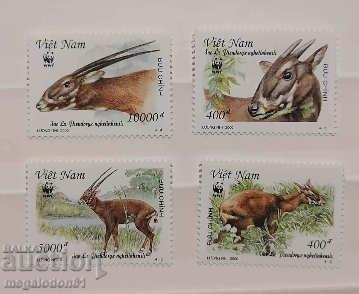 Виетнам - WWF фауна,  антилопа Сао Ла