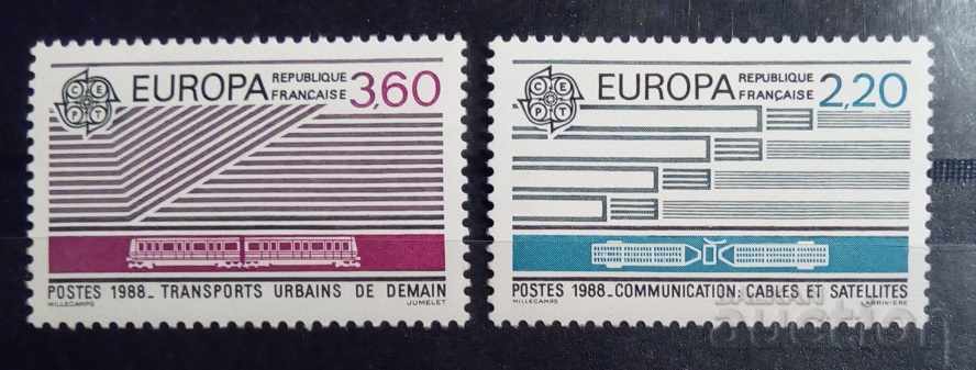 Γαλλία 1988 Ευρώπη CEPT Μεταφορές / Αυτοκινητοβιομηχανίες MNH