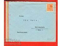 BULGARIA scrisoare de călătorie SOFIA - GERMANIA - 1943 CENZURA