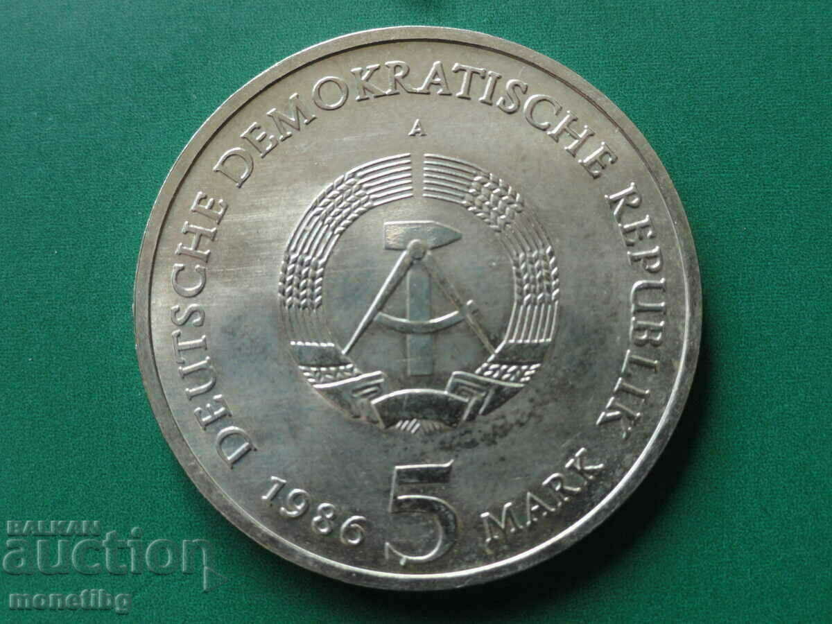 Germania (GDR) 1986 - 5 timbre „Potsdam New Palace”. - 6 Germania (GDR) 1986 - 5 timbre „Potsdam New Palace”. - 6