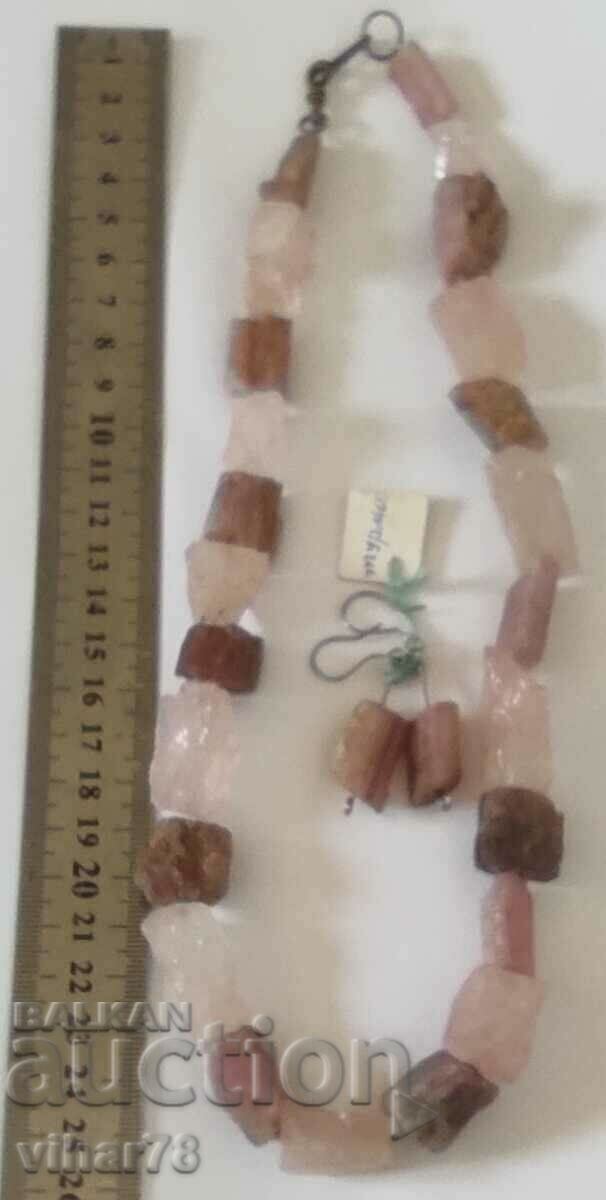 Δημοπρασία Πολύ όμορφο σετ τουρμαλίνη και ροζ σκουλαρίκια και κολιέ Δημοπρασία Πολύ όμορφο σετ τουρμαλίνη και ροζ σκουλαρίκια και κολιέ