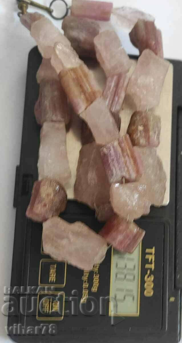 Παράδοση Πολύ όμορφο σετ τουρμαλίνη και ροζ σκουλαρίκια και κολιέ Παράδοση Πολύ όμορφο σετ τουρμαλίνη και ροζ σκουλαρίκια και κολιέ