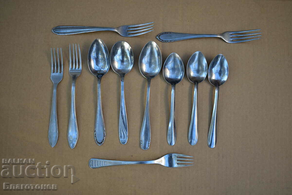Old Bulgarian forks and spoons