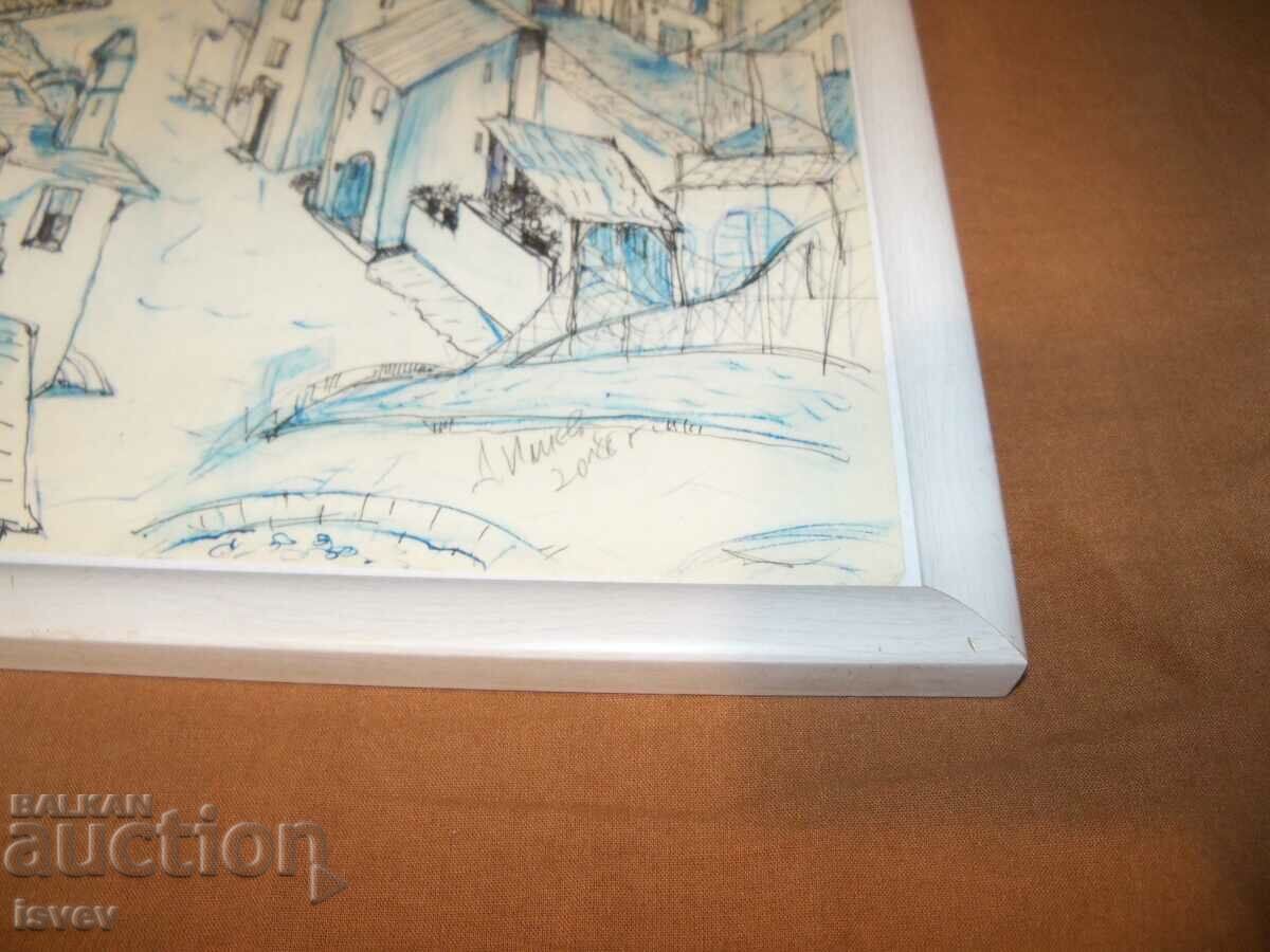 Peisaj urban, grafică a artistei Desislava Ilieva - 5 Peisaj urban, grafică a artistei Desislava Ilieva - 5