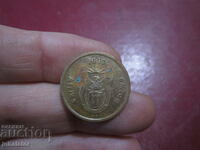 5 цента  ЮАР - 2006 год