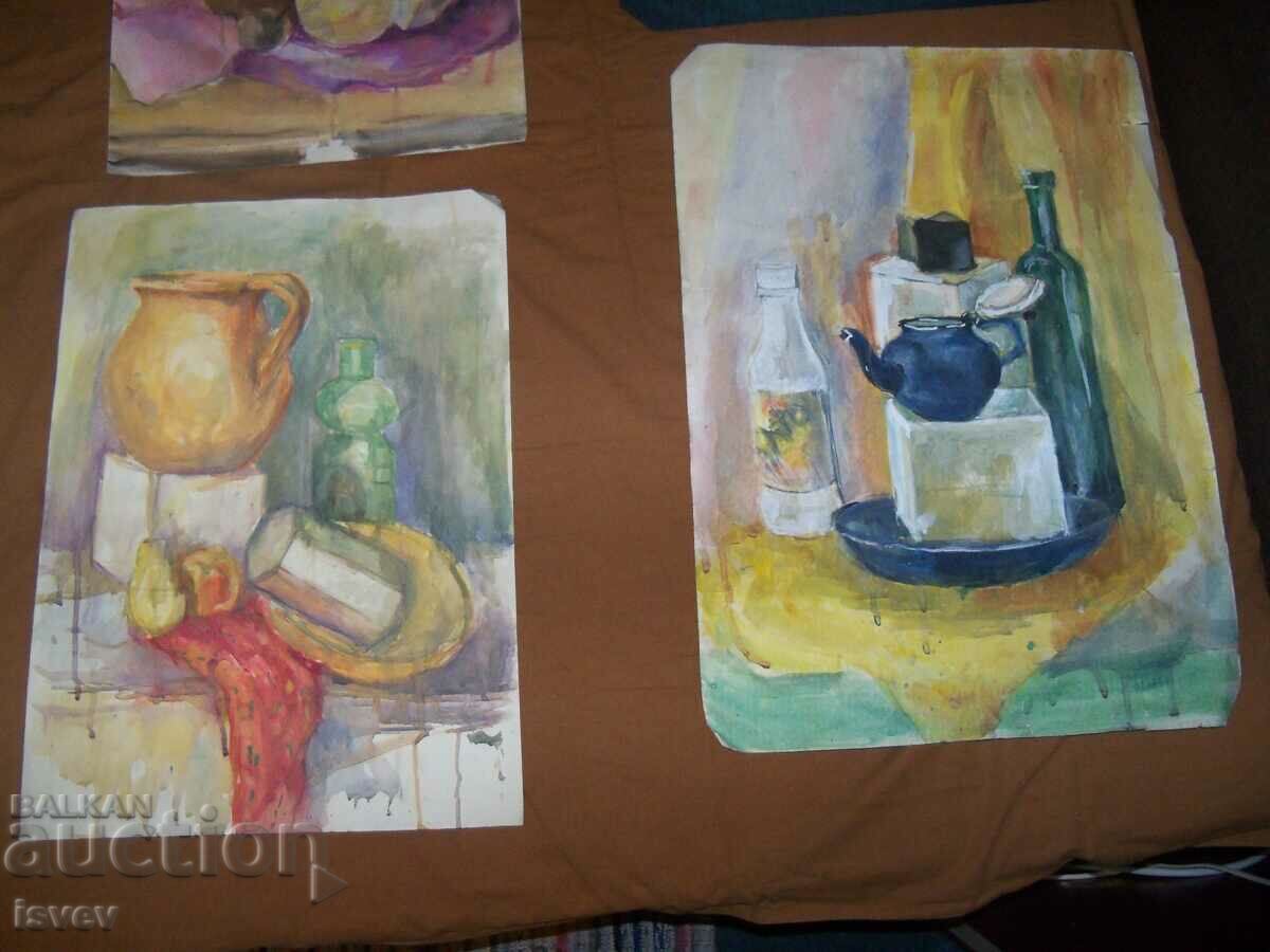 Lot of 10 large still lifes by hud. Desislava Ilieva - 6