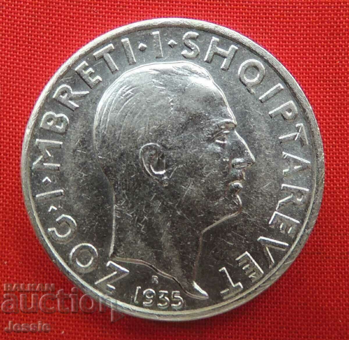 2 francs 1935 R silver Albania Compare & Rate ! with price 71.53 €