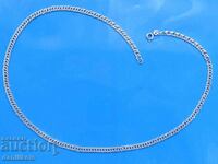 *$*Y*$* OLD CHAIN 925 SILVER KNIT CARTIER GREAT*$*Y*$*