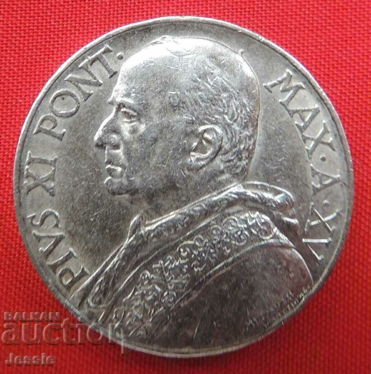 10 lire 1936 Vatican Pope Pius XI silver Compare and Rate! with price 67.60 BGN | € 34.56
