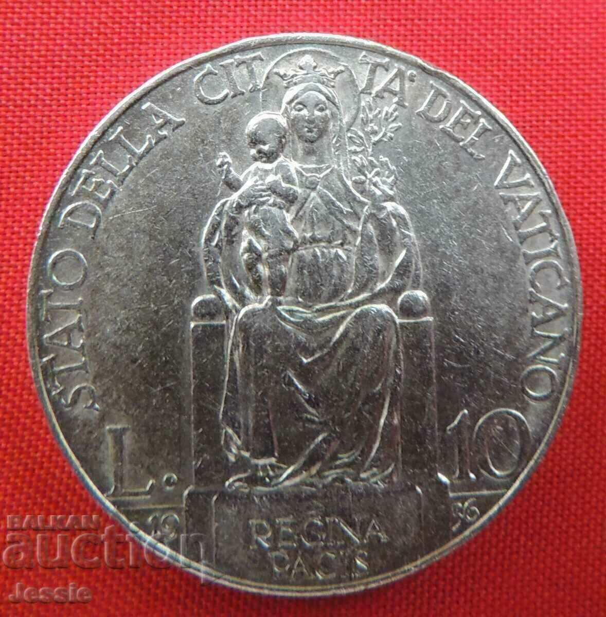 10 lire 1936 Vatican Papa Pius XI argint Compară și Evaluează!