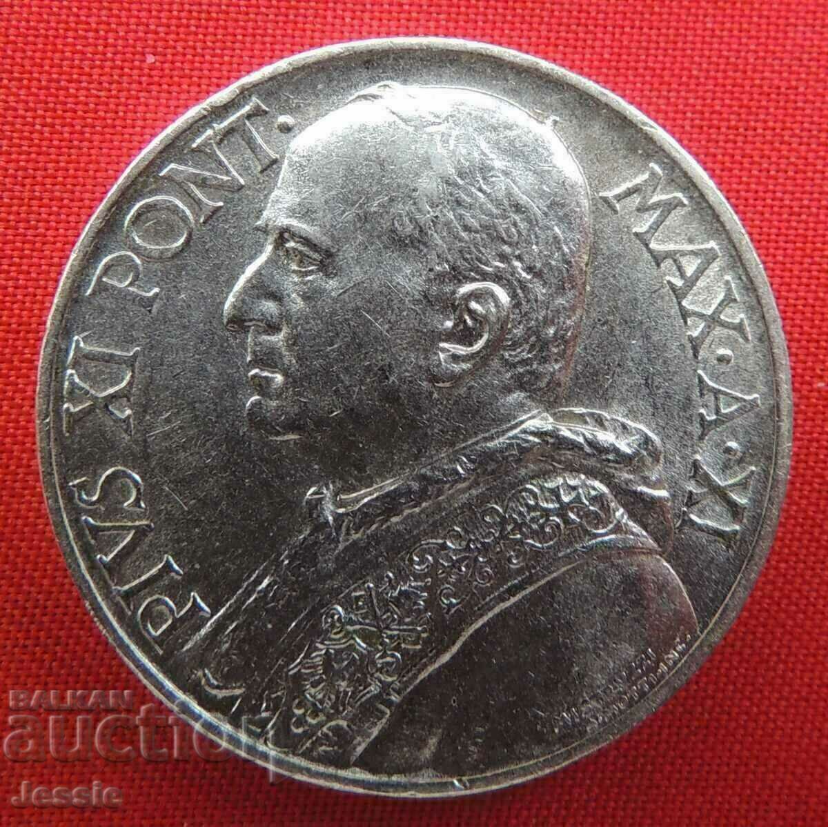 10 lire 1932 Vatican Papa Pius XI argint Comparați și evaluați! cu preț € 45.97 | 89.91 BGN