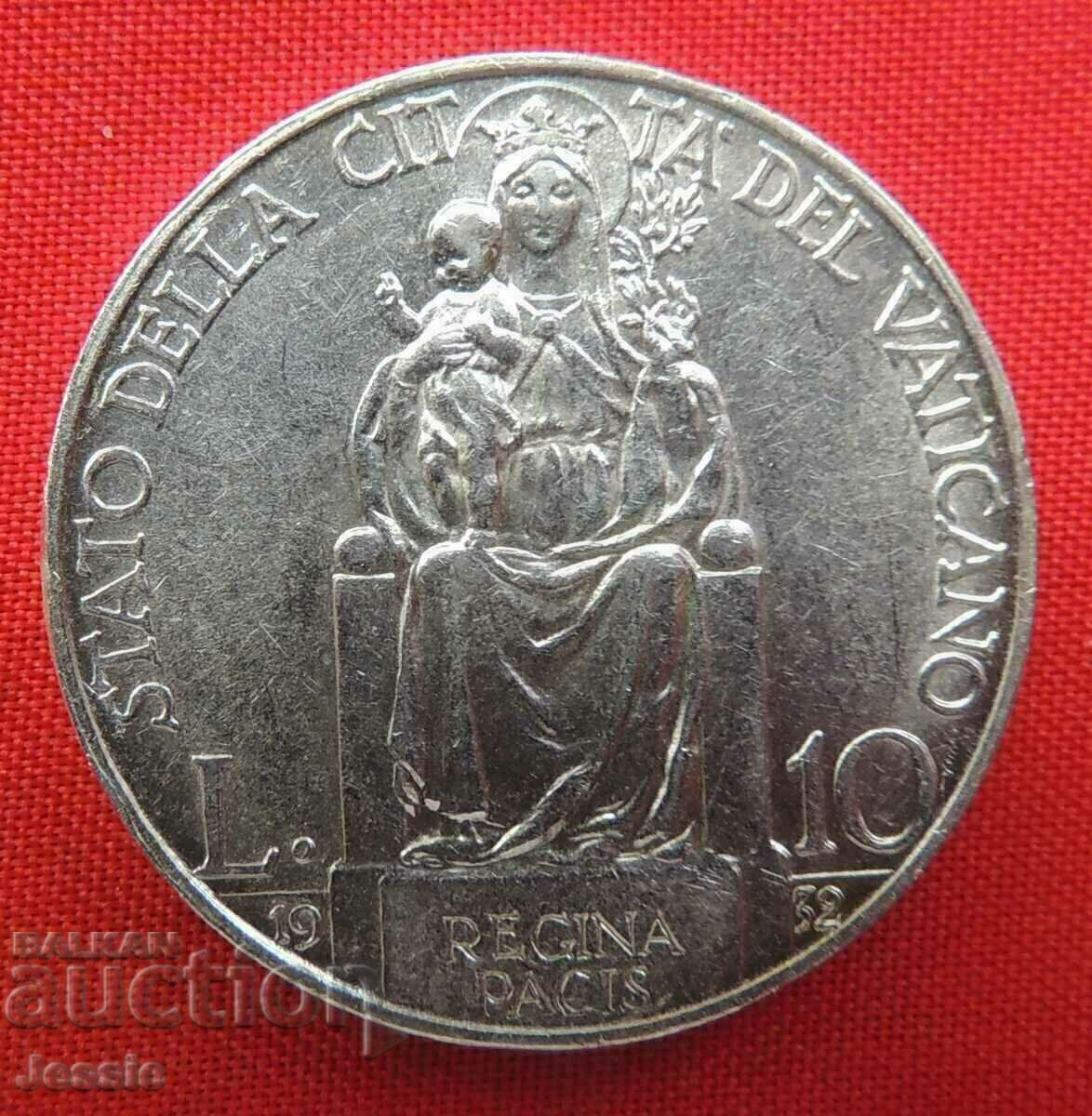 10 lire 1932 Vatican Papa Pius XI argint Comparați și evaluați! 10 lire 1932 Vatican Papa Pius XI argint Comparați și evaluați!