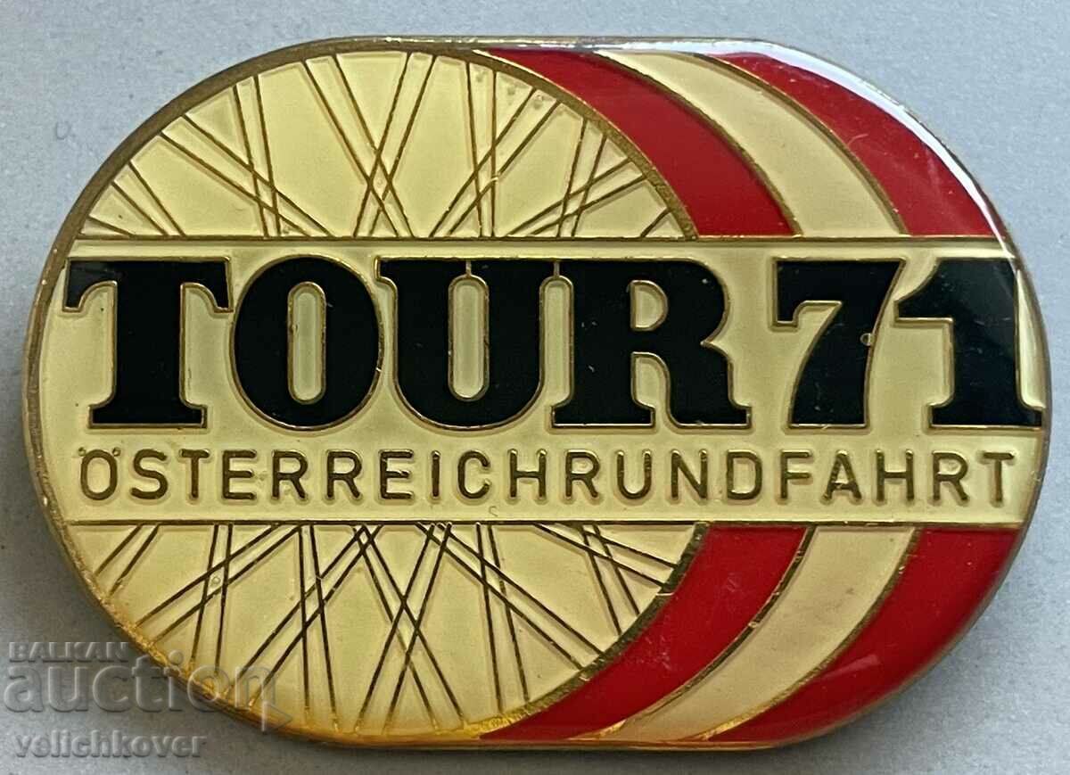 33509 Austria sign Bicycle tour of Austria 1971.