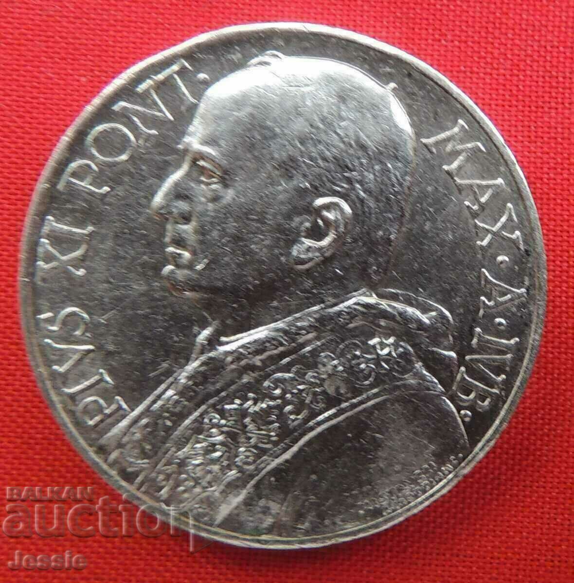 10 лири 1933 - 1934 Ватикана папа Пий XI сребро Юбилейна ! с цена 94.90 лв. | € 48.52 10 лири 1933 - 1934 Ватикана папа Пий XI сребро Юбилейна ! с цена 94.90 лв. | € 48.52