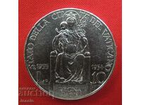 10 lira 1933 - 1934 Vatican Pope Pius XI silver Jubilee !
