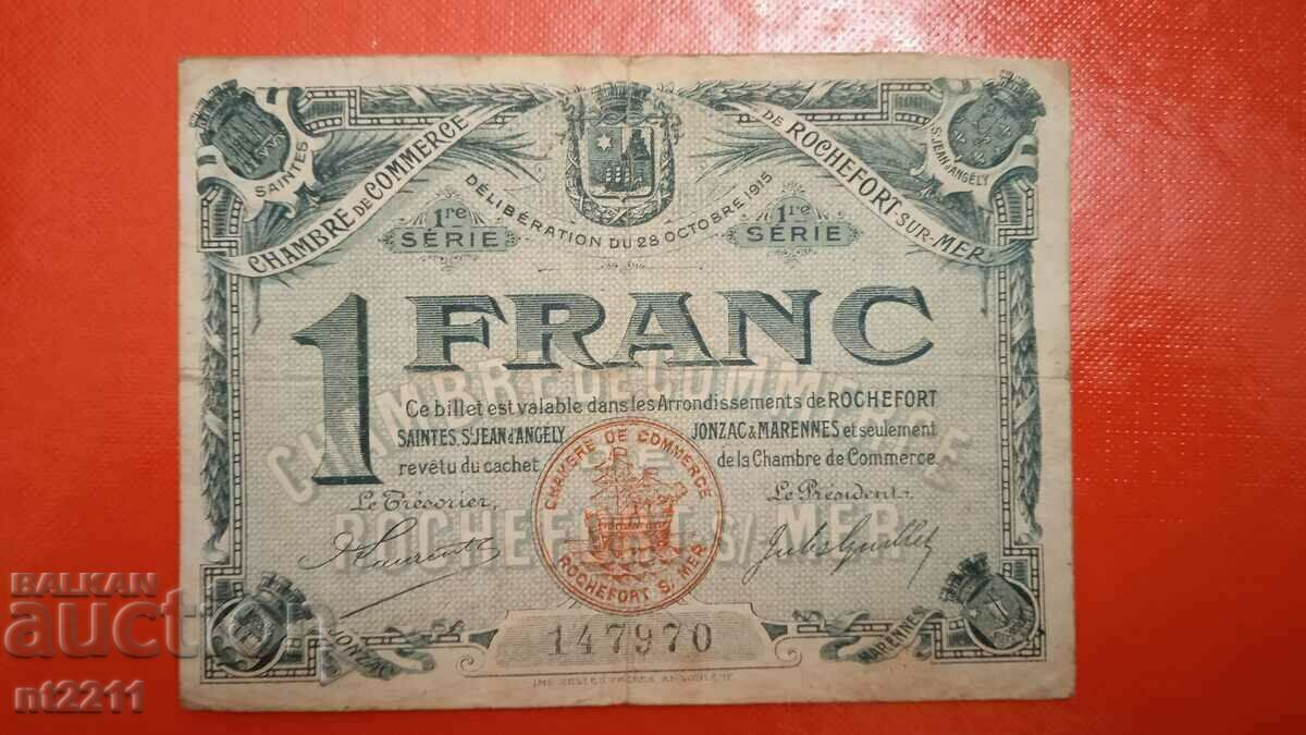 Bancnote Camera de Comerț din Franța