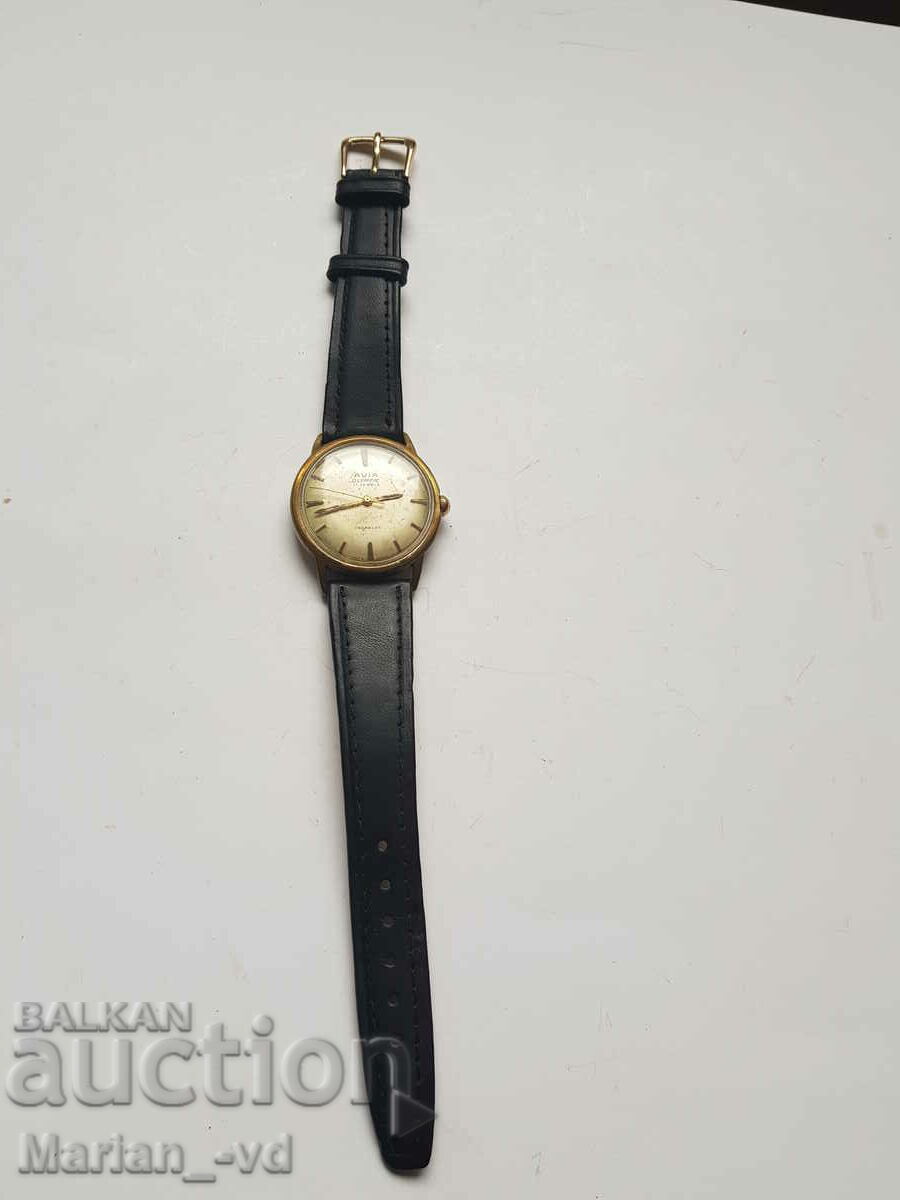 Avia Olympic 17 jewels gold-plated men's mechanical watch with price 90.00 BGN | € 46.02