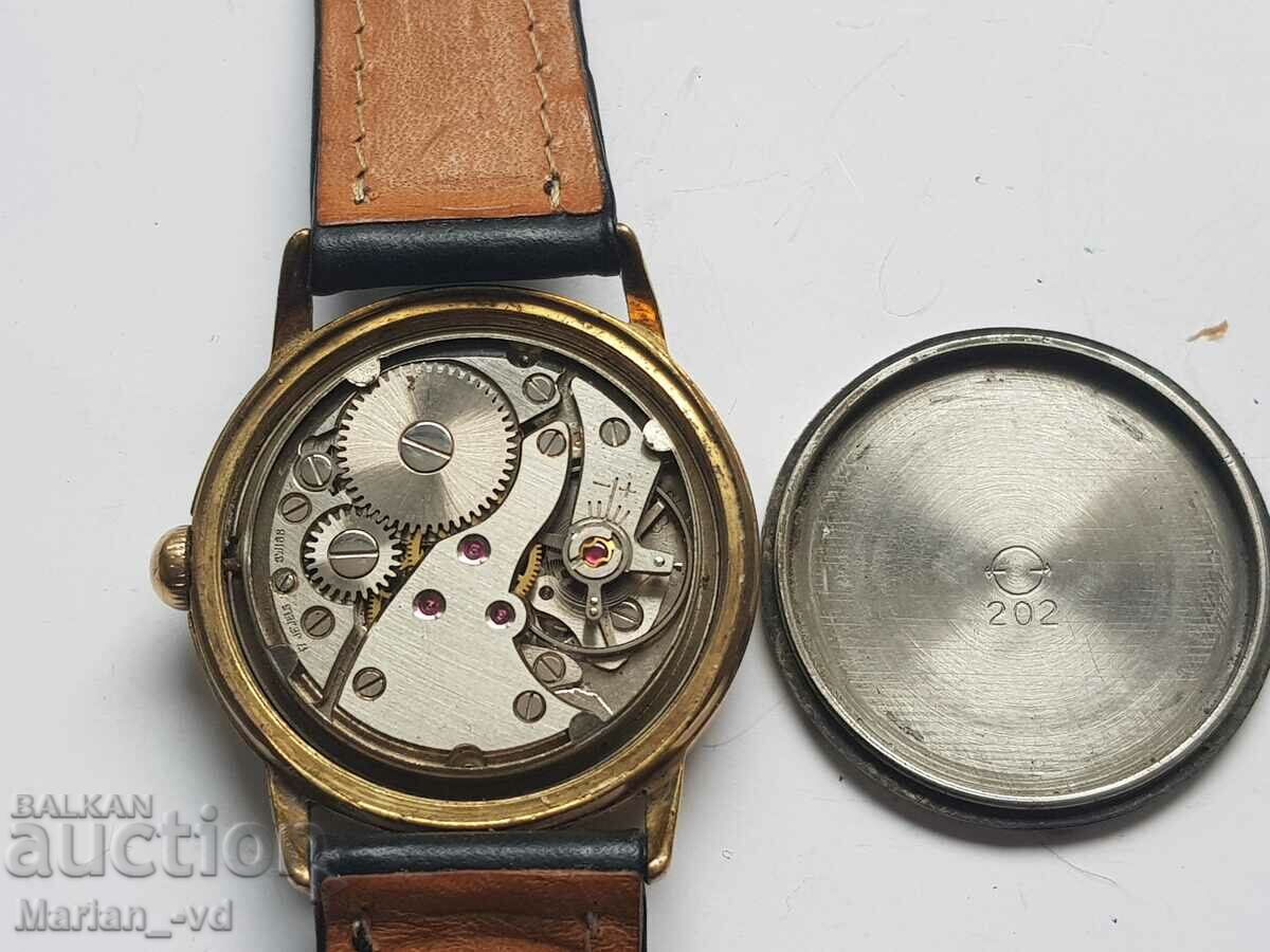 Avia Olympic 17 jewels gold-plated men's mechanical watch - 7