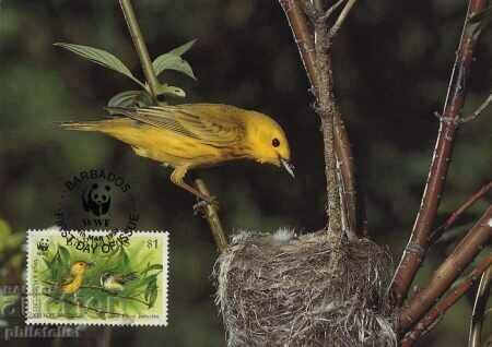 Barbados 1991 - 4 cards Maximum - WWF with price 4.05 BGN | € 2.07