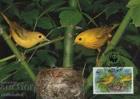 Auction  Barbados 1991 - 4 cards Maximum - WWF