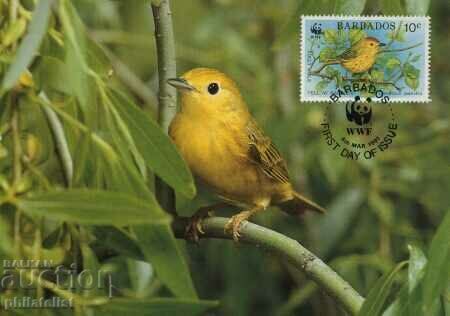 Delivery of Barbados 1991 - 4 cards Maximum - WWF