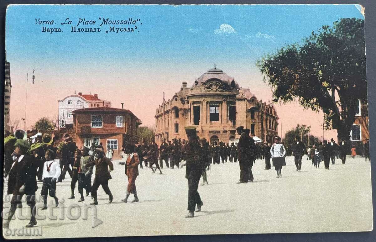 2945 Regatul Bulgariei Varna Piața Musala Opera 1915