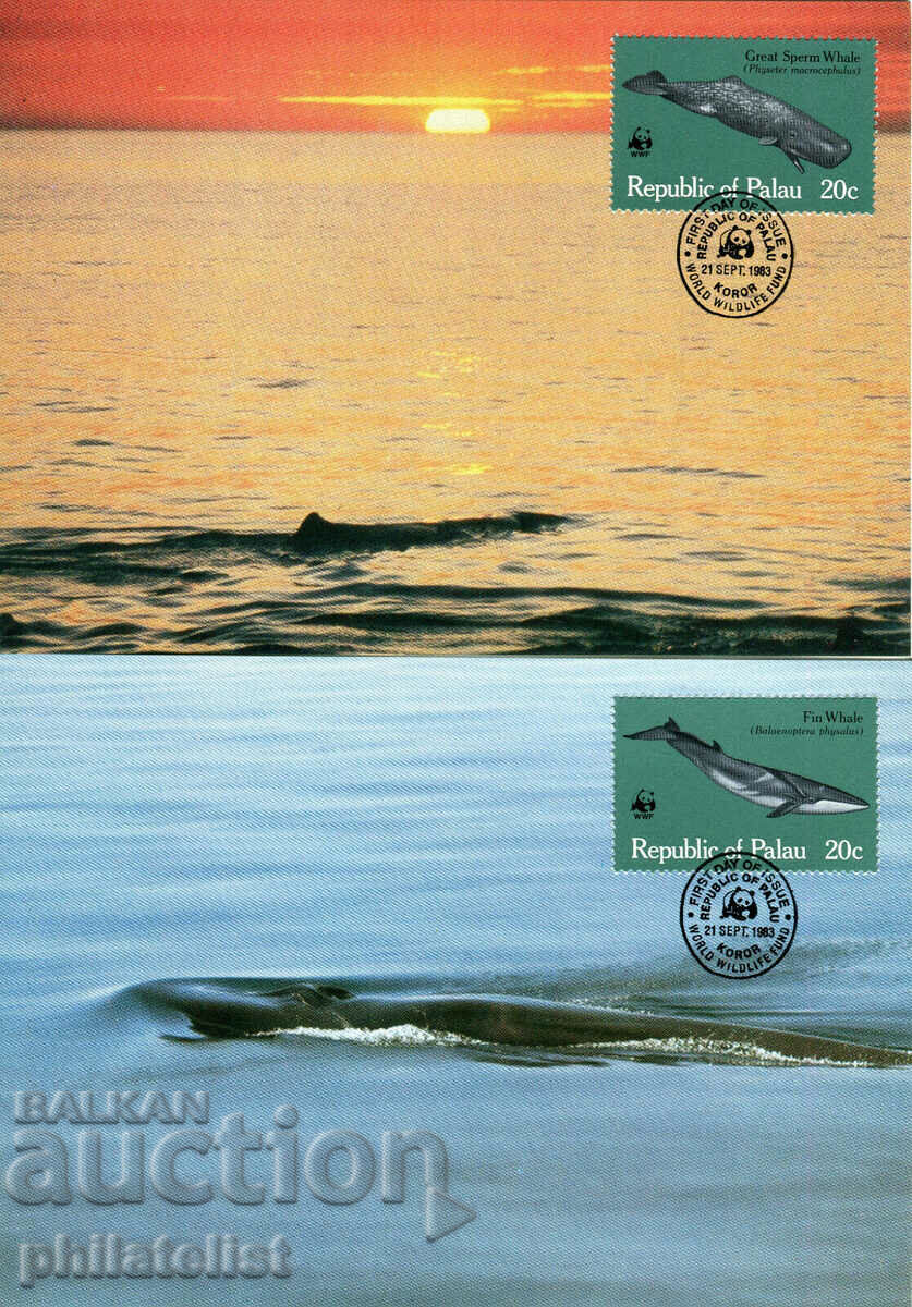 Palau 1983 - 4 cards Maximum - WWF with price 4.00 BGN | € 2.05