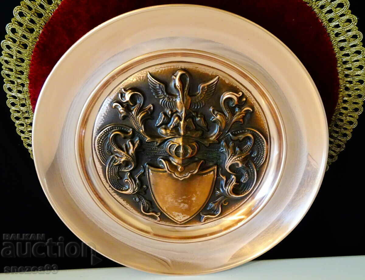 Auction Copper plate for wall, panel, family, marriage. Auction Copper plate for wall, panel, family, marriage.