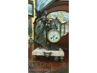 Beautiful antique French fireplace clock