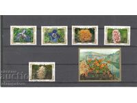 North Korea - Alpine flowers - series and block