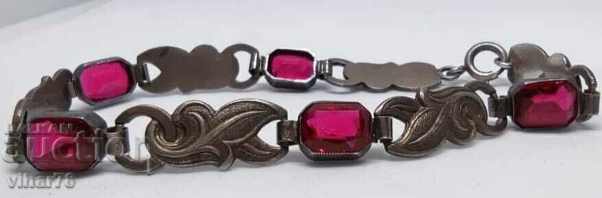 Old silver bracelet with tourmaline - 5 Old silver bracelet with tourmaline - 5