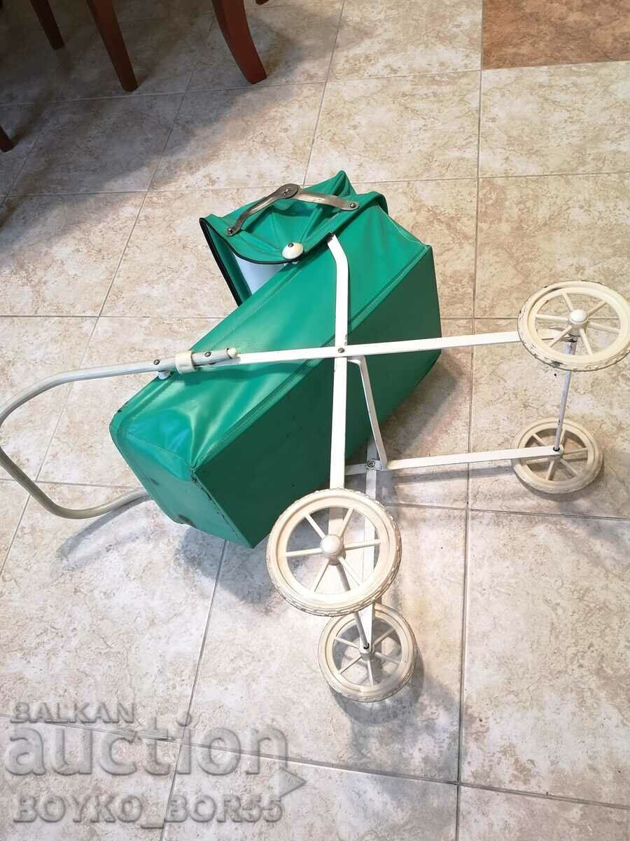 Auction  Russian Social USSR Children's Girls Doll Stroller