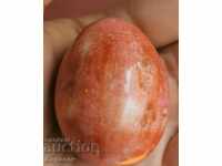 Полиран Камът Яйце от Кристал Слънчев Камък