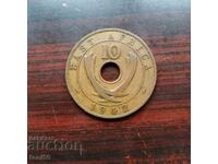 Africa de Est 10 centi 1942