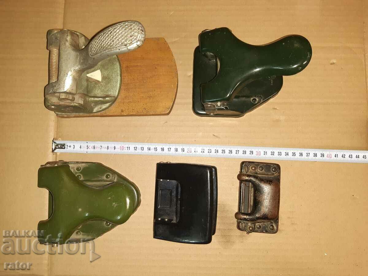 Livrarea Poansone vechi de papetărie - 5 bucăți