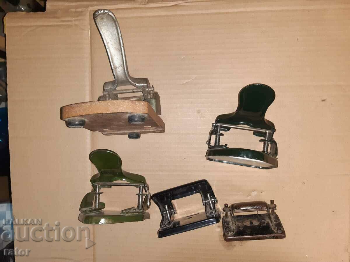 Poansone vechi de papetărie - 5 bucăți - 6