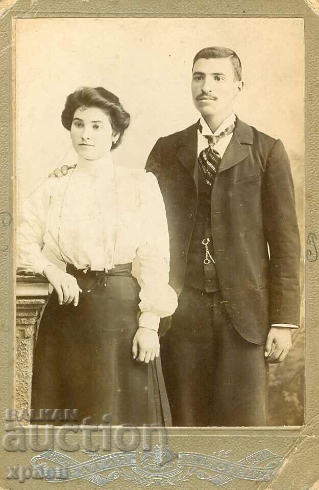 OLD PHOTO - CARDBOARD - BR.HADJOLYAN - VARNA - S142 OLD PHOTO - CARDBOARD - BR.HADJOLYAN - VARNA - S142