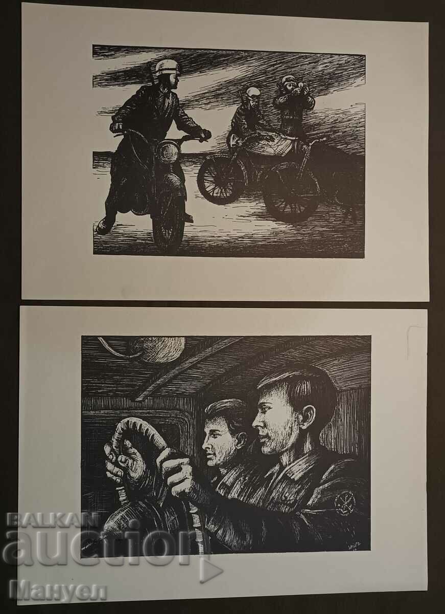 Доставка на Луксозен албум с 10 бр.литографии и една снимка ГДР. Доставка на Луксозен албум с 10 бр.литографии и една снимка ГДР.