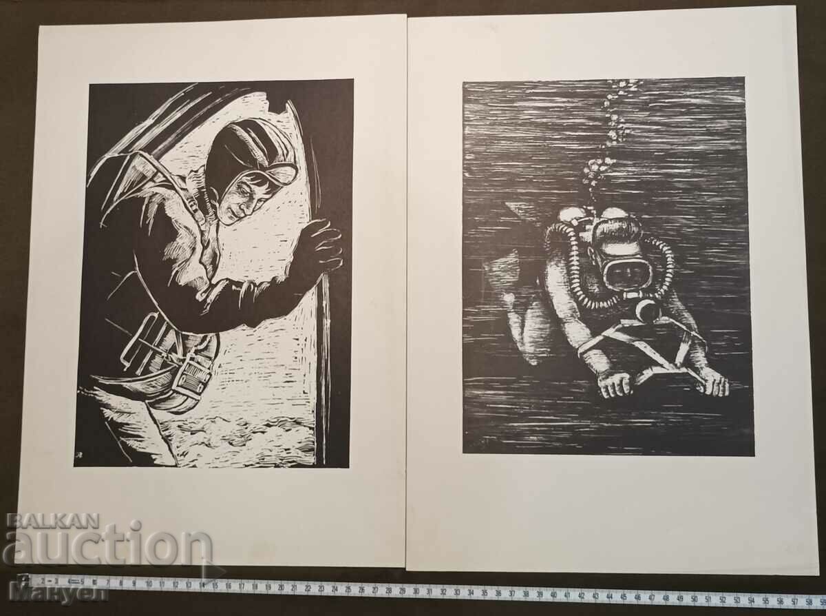 Луксозен албум с 10 бр.литографии и една снимка ГДР. - 7 Луксозен албум с 10 бр.литографии и една снимка ГДР. - 7