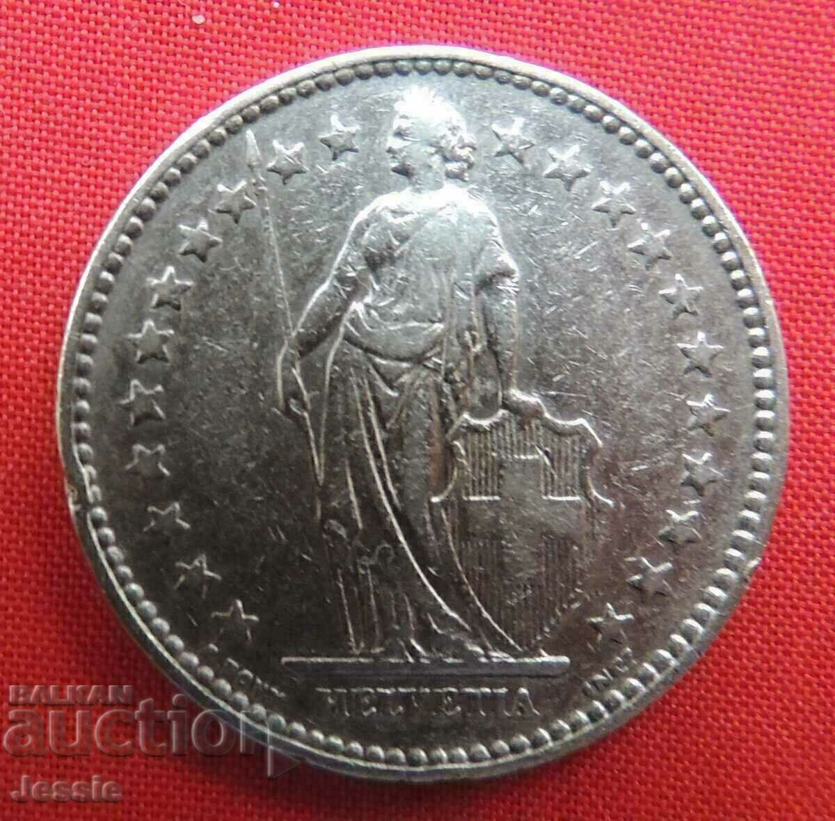 2 Франка 1921 B Швейцария сребро с цена € 26.94 | 52.69 лв.