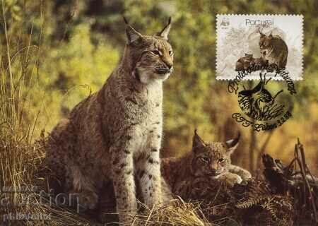 Delivery of Portugal 1988 - 4 cards Maximum - WWF Delivery of Portugal 1988 - 4 cards Maximum - WWF