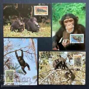 Sierra Leone 1983 4 bucăți Cărți maxime - WWF