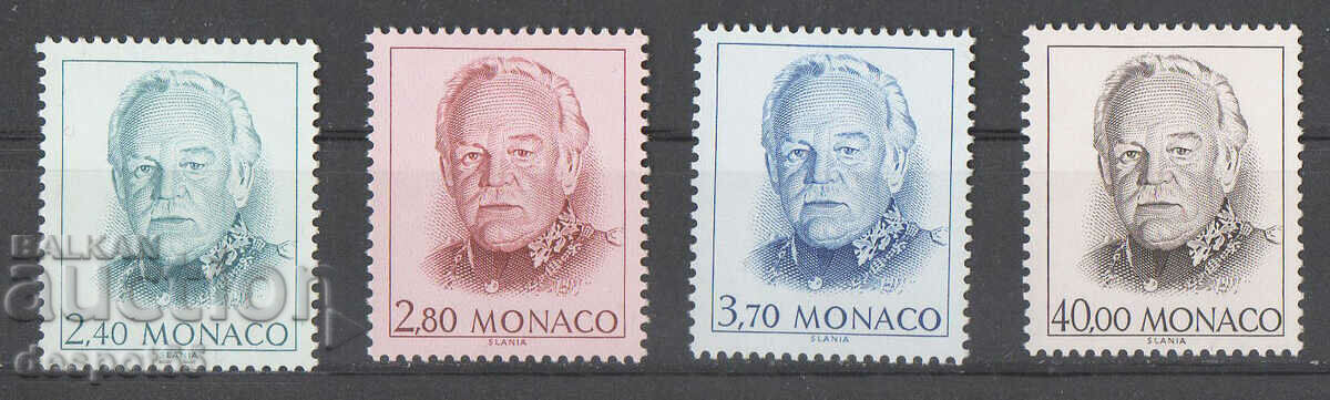 1993 Monaco. Prințul Rainier.